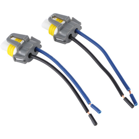Conector hembra H11/H8, paquete de 2, para faros antiniebla y faros delanteros - Cobre de alta calidad (1/5)