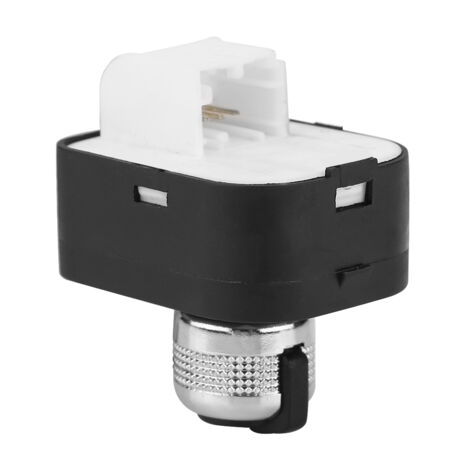Botón de control del espejo retrovisor cromado negro para Audi A2, A3, A4, A6 (número de pieza OEM 4F0 959 565) (1/5)
