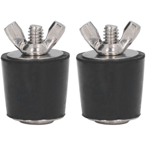 Tapones de expansión de goma para piscinas (25 mm) - 2 unidades - Tapones de protección contra el invierno (1/5)