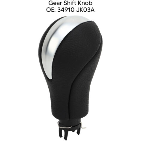 Pomo de palanca de cambios 34910 JK03A ABS negro para Infiniti G25 G37 (1/5)