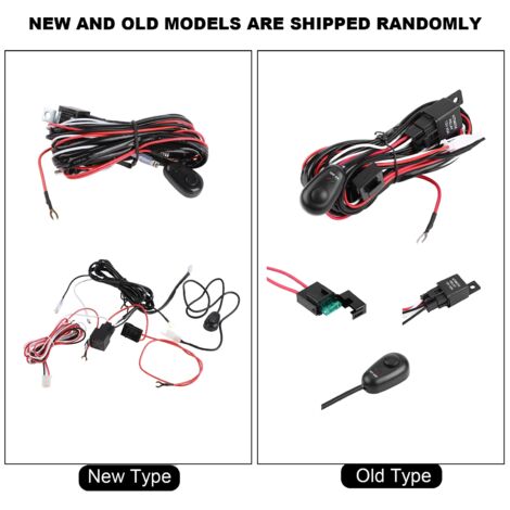 Kit de relé e interruptor de potencia de 180 W con arnés de cableado para tira LED (1) - ABS, 300 W máx., 14 AWG, 6000 K (1/5)