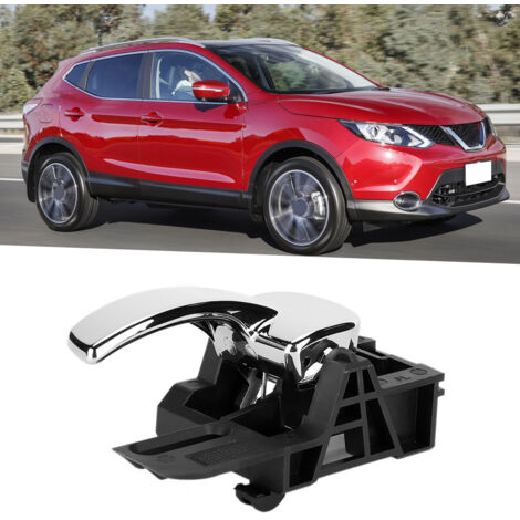 Manija de puerta interior izquierda 80671-JD00E para NISSAN QASHQAI 2004-2007 Delantera/Trasera – Manija cromada (1/5)