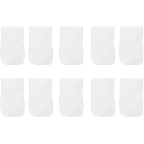 Bolsas de filtro para piscinas - 10 unidades de 20x12 cm - Algodón - Accesorio de limpieza de repuesto (1/5)