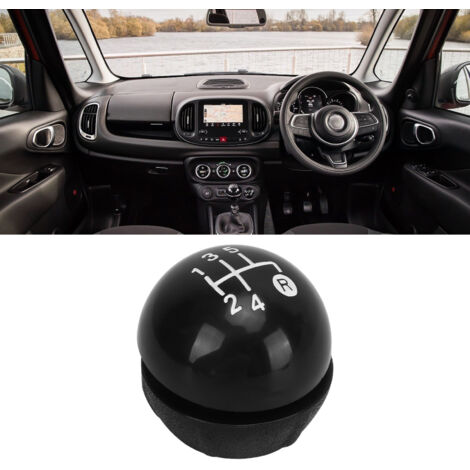 Pomo ergonómico para palanca de cambios manual compatible con Fiat 500/500C (2007-2018) - ABS (1/5)