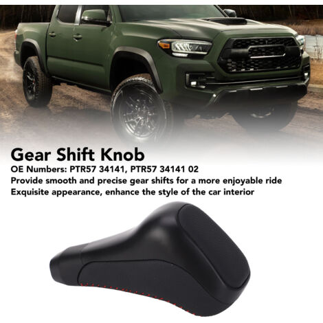 Pomo de palanca de cambios modelo PTR57 34141 02 ABS negro para Toyota Tundra 2014-2021 y 4Runner 2012-2023 (1/5)
