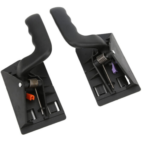 Manija interior de puerta para automóvil, 2 piezas, color negro, 15760297, para CHEVROLET SILVERADO/GMC SIERRA 1999-2007 (1/5)