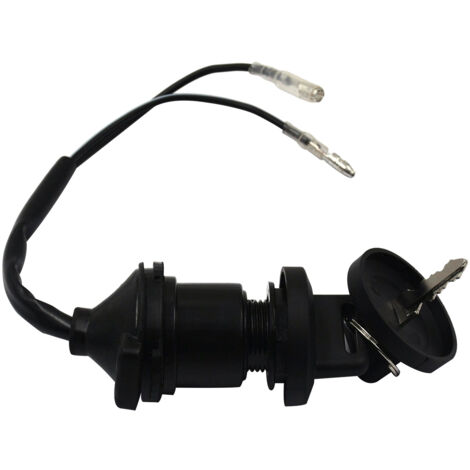 Interruptor de encendido con llave para Yamaha Blaster 200 YFS200 (1988-2006) - 2 llaves, color negro. (1/5)