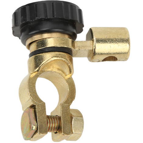 Interruptor de palanca universal de latón inoxidable de 100 A para batería de coche, autocaravana, furgoneta, barco y caravana. (1/5)