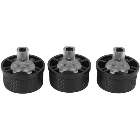 Punta de control de clima ABS negro compatible con Express/Savana 84793085 84141127 3 piezas (1/5)