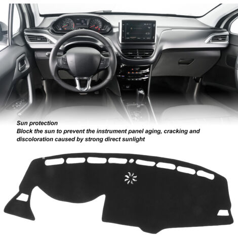Protector de salpicadero antirreflejos y anti-UV para Peugeot 3008 y 5008 (2016-2022)