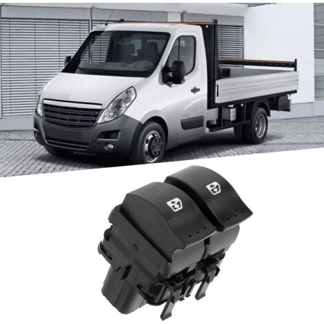 Interruptor de elevalunas eléctrico delantero derecho con doble botón para Renault 8200060045 ABS (1/5)