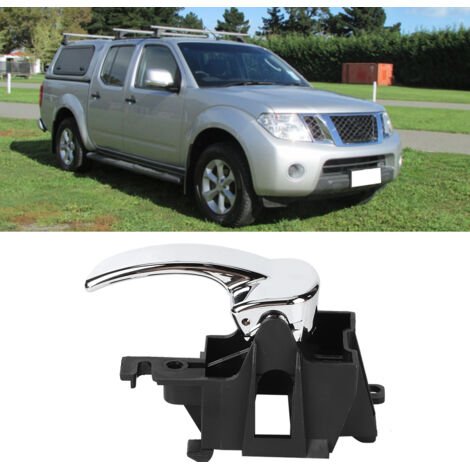 Manija interior izquierda para puerta Nissan Navara D40 Pathfinder R51 - 80671-4X02B - ABS negro - Paquete de 1 (1/5)