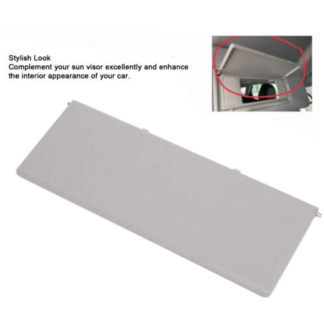 Cubierta para espejo retrovisor de visera parasol Peugeot/Citroën (308, 408, 508) - Protectora y de alta resistencia, gris
