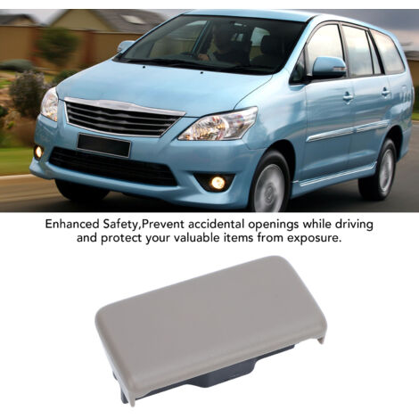 Manija de cerradura de guantera ABS - Innova 2004-2015 - Diseño reforzado, gris claro (1/5)