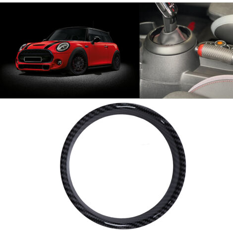 Placa del marco de la palanca de cambios de fibra de carbono para MINI Cooper Hatchback F54 F55 F56 F57 F60 2014-2021 (1/5)