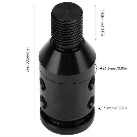 Adaptador universal para palancas de cambio de 12x1.25 sin rosca – Aluminio, multicolor y kit completo (1/5)
