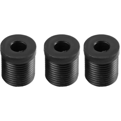 Pomo universal ergonómico de aluminio negro de 18 cm para palanca de cambios manual. (1/5)