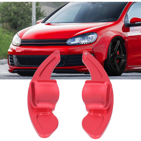 Levas de cambio en el volante - Accesorios de aluminio - Compatibles con Seat León 2009-2014 y Eos (1/5)