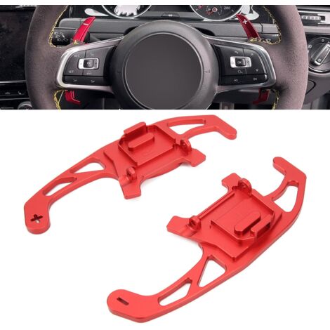 Extensiones de levas de cambio de aleación de aluminio para Volkswagen Sagitar GLI 2016-2019 (rojo) (1/5)