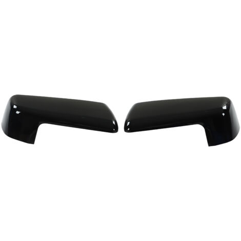 [Cubierta superior del espejo retrovisor] para Chevy Silverado y Sierra 1500 2019-2022 - ABS negro brillante (1/5)