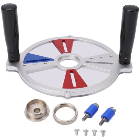 Soporte de guía de aluminio para fresadora, máquina ranuradora multifuncional con kit de montaje. (1/5)