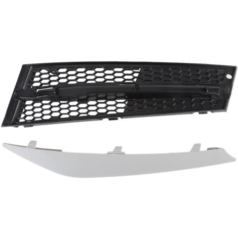 [Rejilla inferior del parachoques] + [Sin marca] + [E92/E93 LCI] + [Decorativo + Listo para instalar] - Juego completo (ABS, izquierdo) para BMW Serie 3 Cabrio/Coupé Facelift 2011-2013 (1/5)