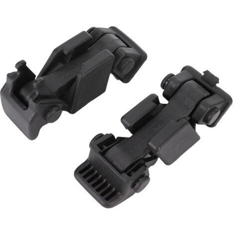 Capó para Jeep Wrangler JK - Doble cierre, ABS y goma negros (2007-2017) (1/5)
