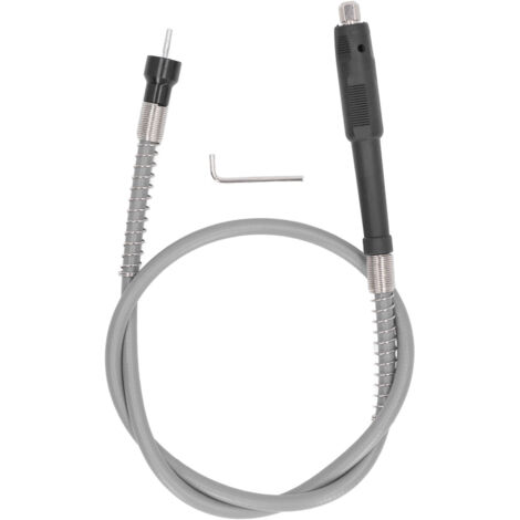 Mandril flexible para taladro/amoladora - Adaptador de extensión ABS de 3 mm - Rotación de 360° (1/5)