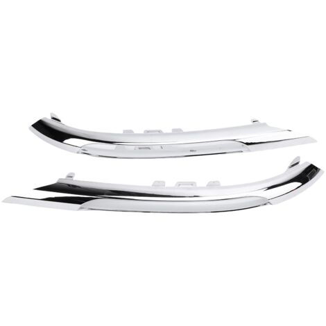 Molduras cromadas para el parachoques delantero de Mercedes C250/C300 (2012-2014) - Par de piezas de ABS (1/5)