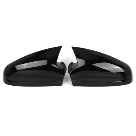 Cubiertas para espejos retrovisores laterales para Opel Vauxhall Astra H MK5 (2004-2009) - 2 piezas, ABS negro (1/4)