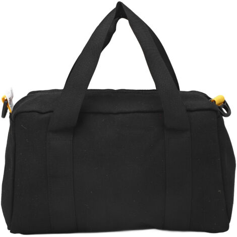 Bolsa de herramientas eléctrica portátil de lona impermeable de gran capacidad con amplia abertura para llaves inglesas, destornilladores y alicates (35,5 cm). (1/5)