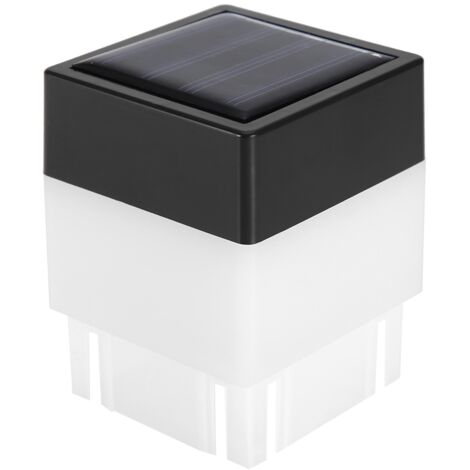 Linterna solar LED para jardines y caminos - Luz suave cuadrada blanca - 1 unidad (1/5)