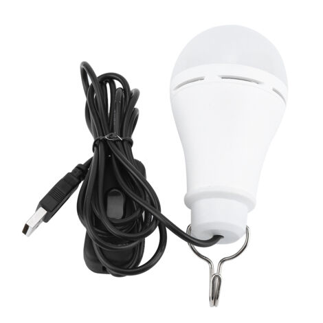 Bombilla LED USB portátil, lámpara de camping exterior regulable para uso de emergencia. (1/5)
