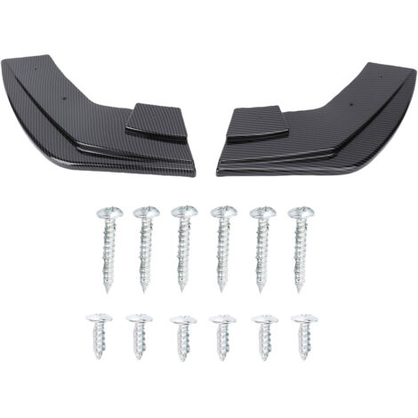 Protectores laterales de parachoques F20 ABS - Kit de 2 piezas para BMW Serie 1 118i 120d 120i 125i M Sport 2015-2019 - Estilo carbono (1/5)