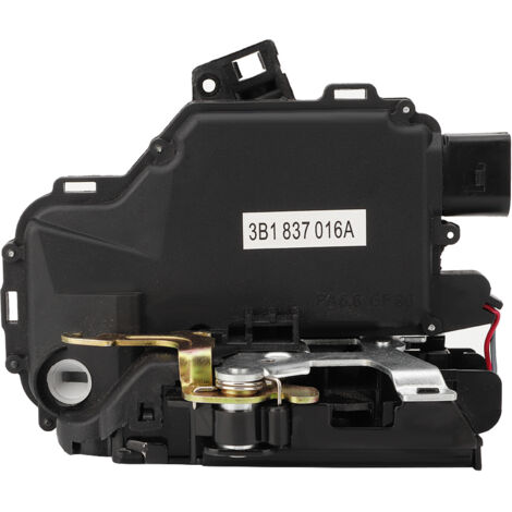 Actuador de cerradura de puerta para SKODA OCTAVIA SEAT LEON TOLEDO - 3B1837016A - Metal negro (1/4)