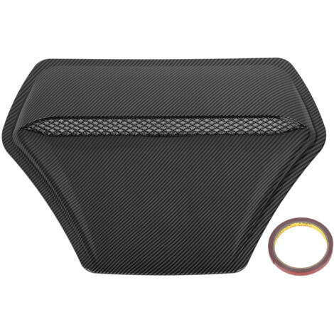 Rejilla de ventilación de ABS con adhesivo de doble cara, estilo fibra de carbono, compatible con Mitsubishi Lancer Evolution X EVO 10, Civic CRV, Focus (1/5)