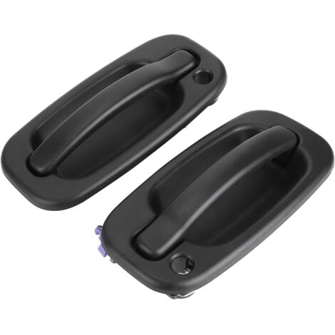 Manija exterior delantera de puerta con ABS negro - 15150735 y 15150736 - Compatible con Chevrolet Avalanche, Cadillac Escalade, GMC Sierra, Suburban, Tahoe y Yukon (1/5)