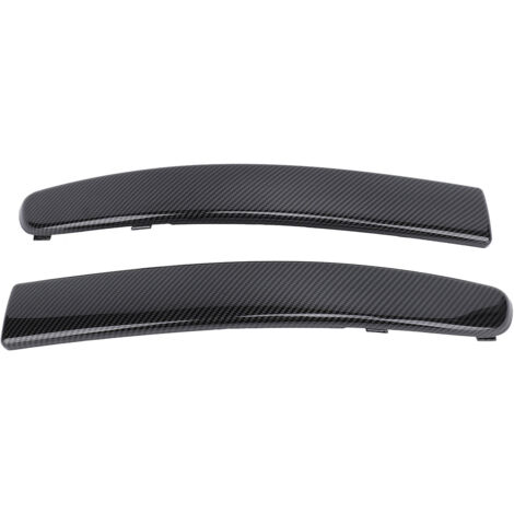 Embellecedores inferiores decorativos para parachoques - Par de embellecedores inferiores para parachoques de vehículos - Diseño de carbono - ABS - 735455056/735455057 (1/5)