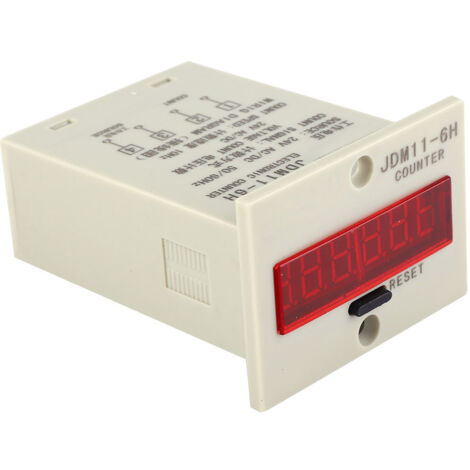 Contador electrónico JDM11-6H, contador de alta precisión de 6 dígitos, CA/CC 24 V (1/5)