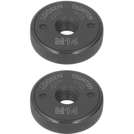 Tuerca de brida M14 - 2 piezas - Placa de presión autoblocante de 47 mm para amoladora angular (1/5)