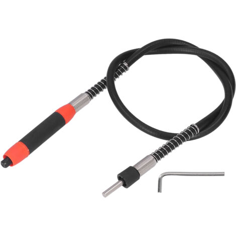 Extensión de eje flexible para amoladora, adaptador de 6 mm y abrazadera de 3 mm para herramientas eléctricas y máquinas de grabado.