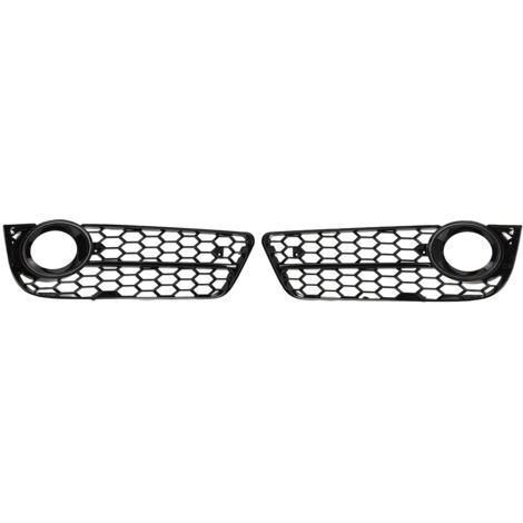 Cubiertas para faros antiniebla - Par de 2 unidades - ABS negro brillante - Compatible con Audi A5 Coupé Sportback 2008-2011 (1/5)