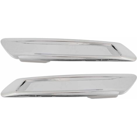 Juego de embellecedores cromados para los guardabarros delanteros del BMW Serie 5 F10/F11 LCI (2014-2018).
