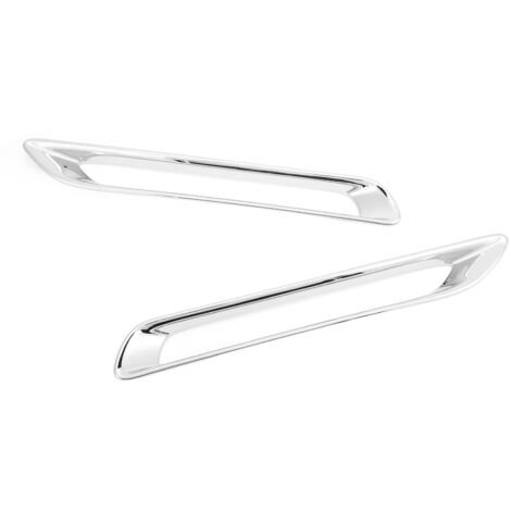 Anillo de luz trasera cromado de ABS para Toyota RAV4 (2019-2021) - 2 piezas
