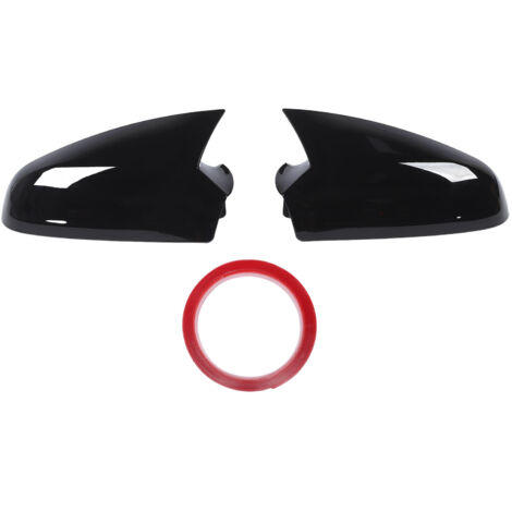 Juego de tapas para retrovisores exteriores para Vauxhall Astra H MK5 2004-2009 - ABS negro brillante (1/5)