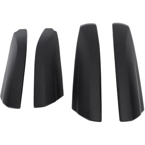 Funda protectora para rieles de portaequipajes de techo - Toyota Highlander 2007-2013 - Kit de 4 piezas, color negro, material duradero