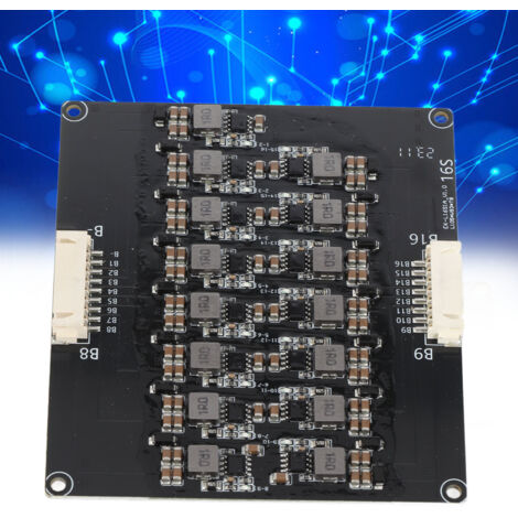 Balanceador de baterías inteligente activo inductivo ecualizador 16S LFP/Li-ion 1.2A