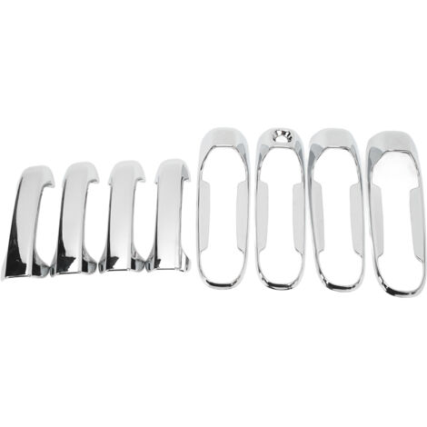 Cubierta cromada para puerta de Dodge RAM 1500 2500 3500 2002-2008, ABS, 4 piezas, protección contra arañazos (1/5)