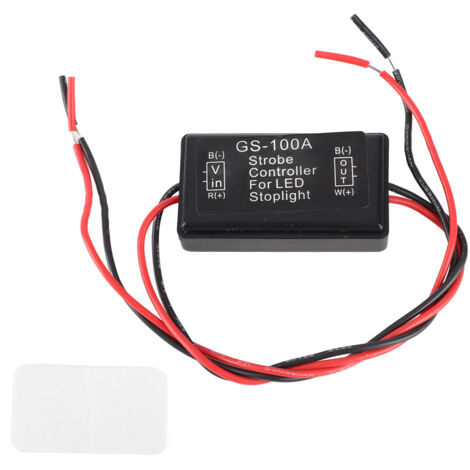 Controlador de luz estroboscópica para intermitentes de freno LED para automóviles, IP65