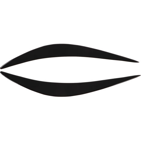 Embellecedores para faros delanteros del Infiniti Q50 2014-2019 - 2 piezas, negro brillante, resistentes a la abrasión. (1/5)